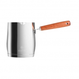 Μπρίκι Ανοξείδωτο 530ml Με Ξύλινη Λαβή Estia Mokka 01-30247