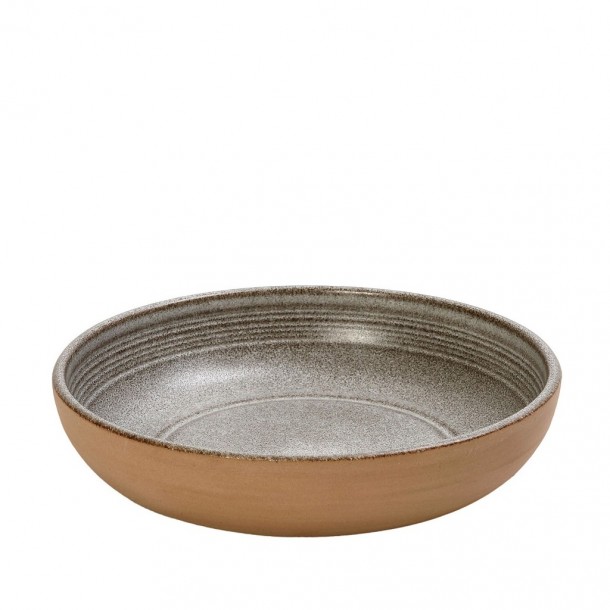 Πιάτο Βαθύ Φαγητού Stoneware Γκρι Calabria ESPIEL 20,7x4,5εκ. REP103K4