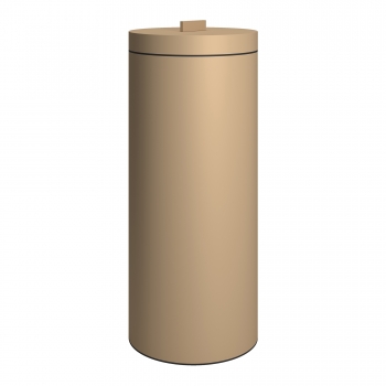 Καλάθι Απλύτων Ανοξείδωτο Matt Beige 26x60εκ.-30ltr Pam & Co 2560-103
