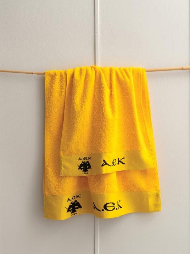 Πετσέτα Μεμονωμένη Βαμβακερή Προσώπου 50x100εκ. Palamaiki AEK