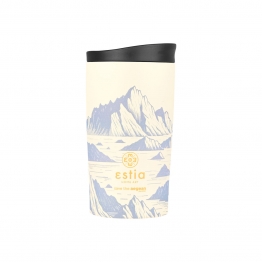 Θερμός Ποτήρι Ανοξείδωτος Travel Mug Alpine Essence Save The Aegean 350ml-8x8x15εκ. Estia 01-25625