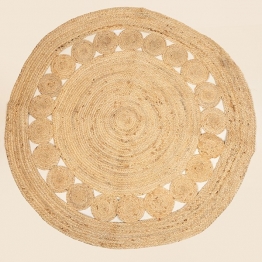 Χαλί Jute Στρογγυλό 120εκ. Natural ESTHETI 817-40001