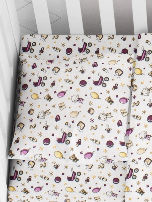 Μαξιλαροθήκη Φάκελος Φανελένια Bebe 35x45εκ. Baby 01 DIMcol