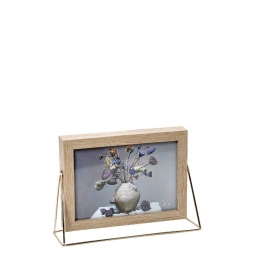 Κορνίζα Ξύλινη-Μεταλλική Χρυσή ESPIEL 10x15εκ. FAM224