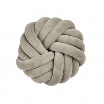 Διακοσμητικό Μαξιλάρι Βελούδινο Φ35εκ. Deco 2293 Beige Das Home