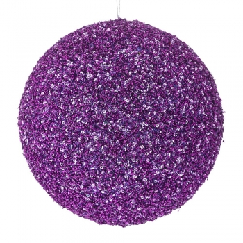 Μπάλα Polyfoam Μωβ Glitter 20εκ. iliadis 83550