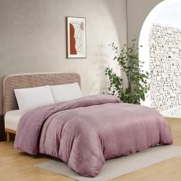 Παπλωματοθήκη Flannel-Sherpa Μονή 165x225εκ. Shelby Amethyst Melinen 20004980