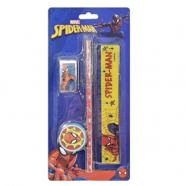 Σχολικό Σετ 4τμχ Σε Καρτέλα 11x23εκ. Spiderman 50-2813