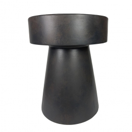 Σκαμπώ Κεραμικό Μαύρο ESPIEL 38x38x46εκ. MAH119