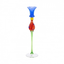 Κηροπήγιο Φυσητό Γυαλί WM Collection Υ26εκ. Ν974303