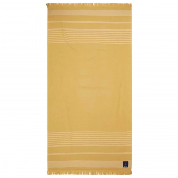 Πετσέτα Θαλάσσης Βαμβακερή 90x180εκ. Essential 3742 Ώχρα Greenwich Polo Club