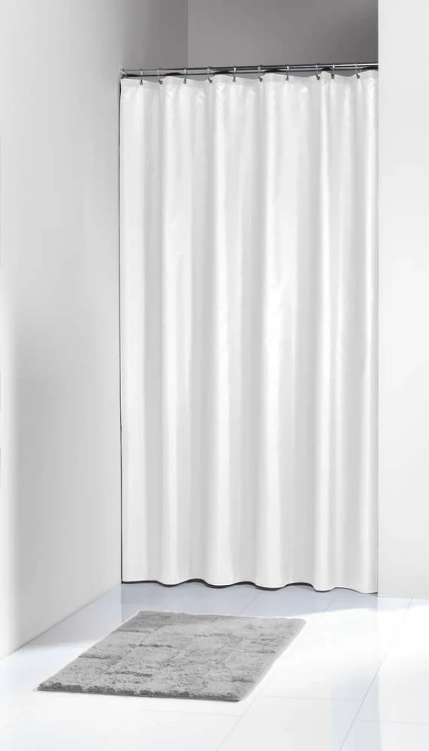 Κουρτίνα Μπάνιου Αδιάβροχη Υφασμάτινη 180x200εκ. Solid White Elemental Sealskin 200601310