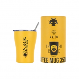 Θερμός-Ποτήρι Ανοξείδωτο AEK Bc Edition Estia 350ml-9x13εκ. 00-13271