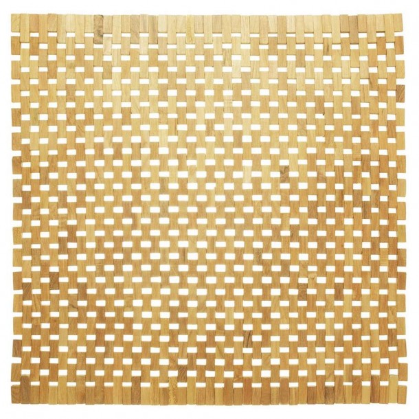 Ταπέτο Μπάνιου Teak 60x60εκ. Woodblock Sealskin 293326674