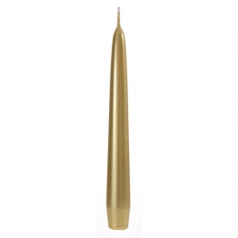 Κερί Βενετσιάνικο Σετ 12τμχ Χρυσό 20εκ. iliadis 73635