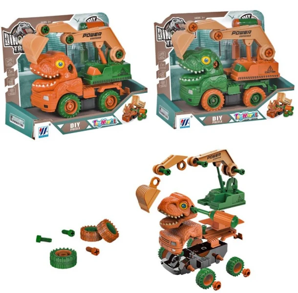 Δεινοσαυράκι Εκσκαφέας Συναρμολογούμενο 20x10x16εκ. Toy Markt 71-3285