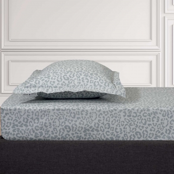 Σεντόνι Μεμονωμένο Polycotton Μονό Με Λάστιχο 100x200+35εκ. Loft 2287 Ice Grey Greenwich Polo Club