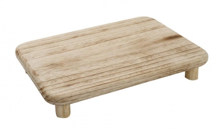 Πλατώ Σερβιρίσματος Ξύλινο Natural ESPIEL 38x25,5x5,5εκ. XYP222