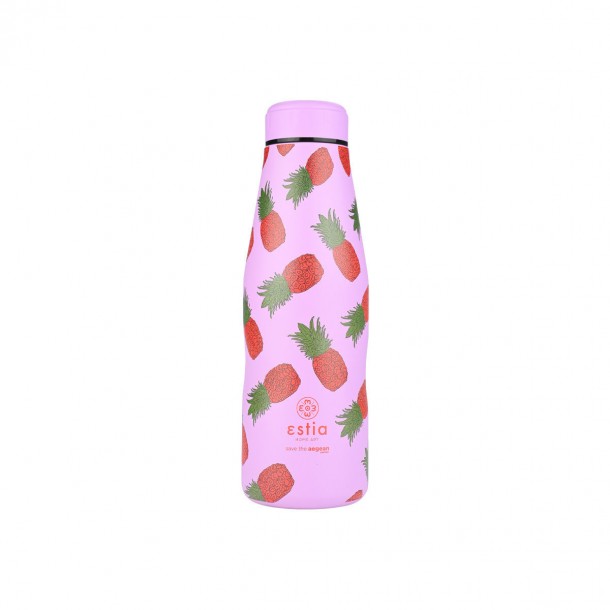Θερμός-Μπουκάλι Ανοξείδωτο Flask Tropic Tango Save The Aegean Estia 500ml-7x7x22,3εκ. 01-22242