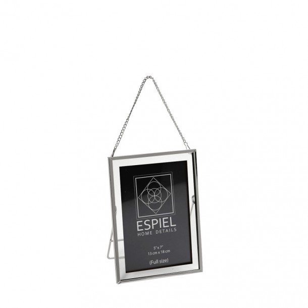 Κορνίζα Μεταλλική Ασημί ESPIEL 13x18εκ. FAM718
