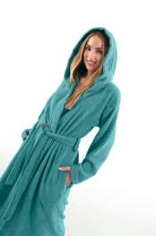 Μπουρνούζι Βαμβακερό Casual Petrol Large Guy Laroche