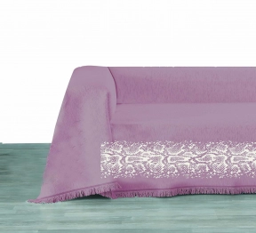 Ριχτάρι Σενίλ Τετραθέσιος 180x350εκ. Σκούρο Ροζ Amazon 2 Makis Tselios