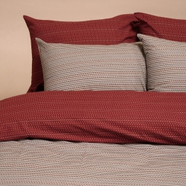 Ζεύγος Μαξιλαροθήκες Polycotton 50x70εκ. Fakir Grey Casual Line Mini Melinen 20004305