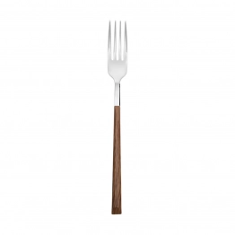 Πιρούνι Φαγητού Ανοξείδωτο 18/0 Με Ξύλινη Λαβή Savanna Estia 01-29258