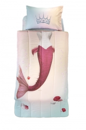Σετ Πάπλωμα Microsuede Μονό 160x220εκ. Mermaid Saint Clair