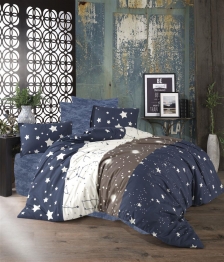 Παπλωματοθήκη Polycotton Υπέρδιπλη 220x240εκ. Γαλαξίας 305 Digital Print Dimcol