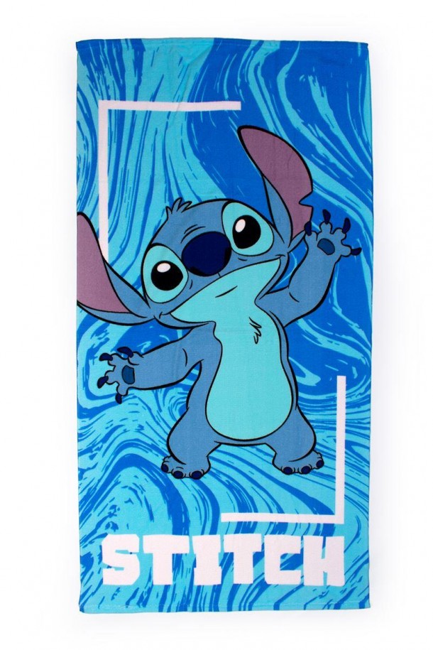 Πετσέτα Θαλάσσης Παιδική Microfiber 70x140εκ. Lilo & Stitch 88 Blue Disney DimCol