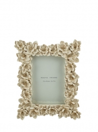 Κορνίζα Polyester Με Λουλούδια Μπεζ 13x18εκ. Zen Collection 25.50.52351