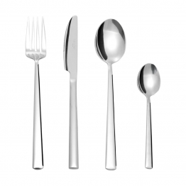 Σετ Μαχαιροπήρουνα 24τμχ Ανοξείδωτα 18/0 Prestige Silver Estia 01-29357