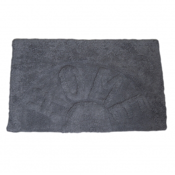 Ταπέτο Μπάνιου Βαμβακερό Γκρι 50x80εκ. HOME MRShome DS-3994002