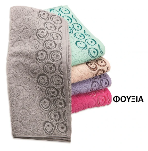 Πετσέτα Βαμβακερή Ζακάρ Μεμονωμένη Σώματος 90x150εκ. Zero Twist Ουρανία Φουξια DimCol