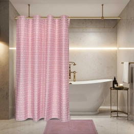 Κουρτίνα Μπάνιου Αδιάβροχη Polyester 240x180εκ. Essential 3121 Nude Greenwich Polo Club