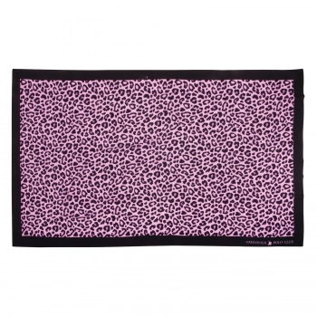 Παρεό Θαλάσσης Rayon 110x180εκ. Essential 4037 Μαύρο-Ροζ Greenwich Polo Club