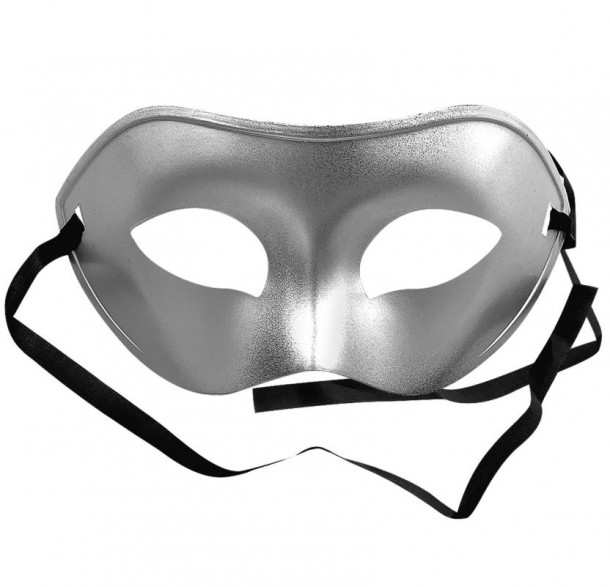 Μάσκα Κοκάλινη Ασημί Carnavalista 3-2113