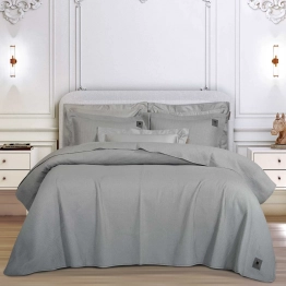 Κουβερλί Microfiber King 240x250εκ. Essential 3496 Grey Greenwich Polo Club