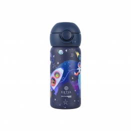 Θερμός Παιδικό Ανοξείδωτο Με Καλαμάκι Solar Jump 350ml-7x7x18εκ. Save The Aegean Estia 01-33057