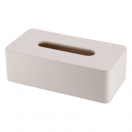 Θήκη Για Χαρτομάντηλα Polyresin Μπεζ 13,5x26x8εκ. MRShome DS-4388000