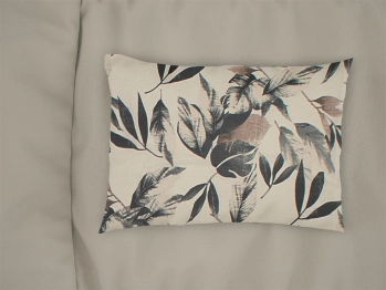 Μαξιλαροθήκη Βαμβακερή Εμπριμέ 50x70εκ. Ευριδίκη 710 Ecru-Black DimCol 33111647010