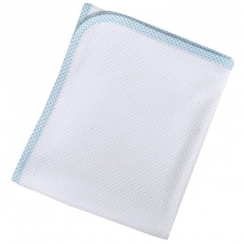 Πάνα Πικέ Βαμβακερή Bebe 80x80εκ. White-Ciel