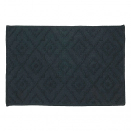 Ταπέτο Μπάνιου Αντιολισθητικό Βαμβακερό 60x90εκ. Aztec Dark Green Sealskin 800096