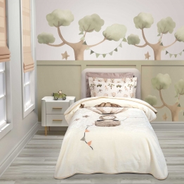 Κουβέρτα Super Soft Velour Μονή 160x220εκ. Junior Essential 8860 Taupe Greenwich Polo Club