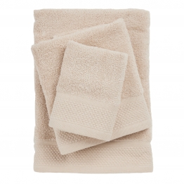 Σετ Πετσέτες 3τμχ Βαμβακερές Best 0833 Taupe Das Home