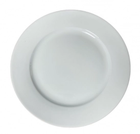 Πιάτο Ρηχό 24εκ. Επαγγελματικού Εξοπλισμού Προσελάνης Extra Strong Λευκό