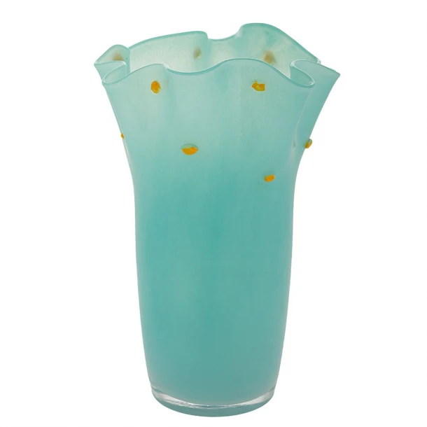 Βάζο Χειροποίητο Γυάλινο Σιέλ 23x32εκ. iliadis 90115