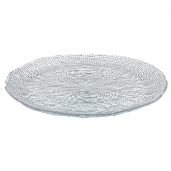 Πιατέλα Σερβιρίσματος Γυάλινη 33εκ. Kanvas Clear CRYSPO TRIO 80.260.05