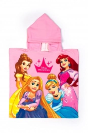 Πόντσο Παιδικό Microfiber 50x100εκ. Princess 08 Pink Disney DimCol